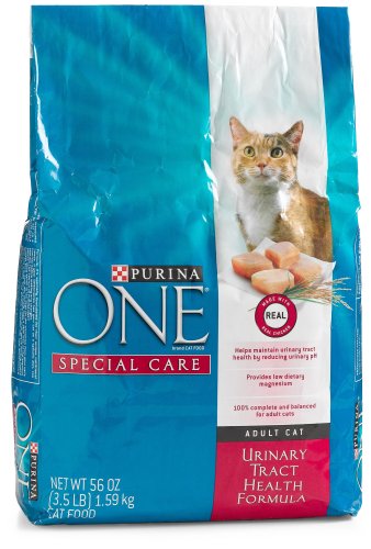 Purina One Cat Food Urinary Tract Health Formula, 3.5-Pound Bags (Pack of 6)