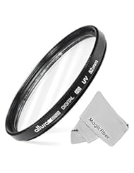 Photography: 52MM UV Ultraviolet Lens Protection Filter for NIKON DSLR D7100 D5200 D5100 D5000 D3300 D3200 D3100 D3000 D90 D80 + Premium MagicFiber Microfiber Lens Cleaning Cloth - Goja