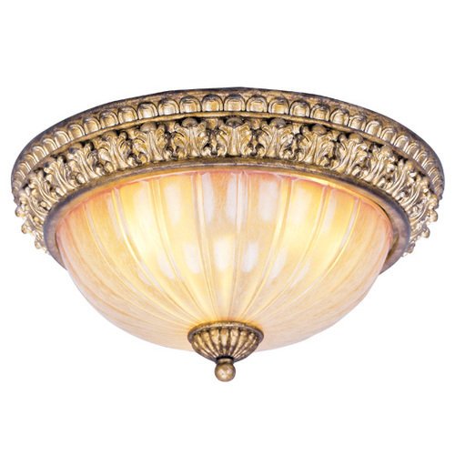 515VJi9KpRL Liz Jordan Lighting 8819 65 Vintage Gold Leaf La Bella Flush mount Ceiling Fixture from the La Bella