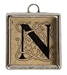 Upper/Lower Case Monogram Necklace - N