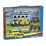 GeoTrax Rail and Road System - Train Vehicle Gift Set with the Most Confused (Woohoo and Opie), Crabbiest (Cranks and Mr. Cross), Busiest (Screech and Skip) and Friendliest (Chatty, Chirpy and Sally) Team from Geo Trax