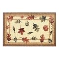 Leaf Scatter Rug Collection - Dark Amber