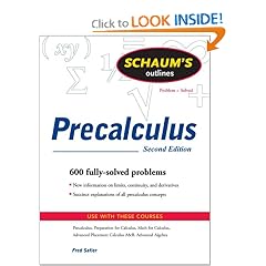 Schaum's Outline of PreCalculus, 2nd Ed. (Schaum's Outline Series)