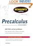 Schaum's Outline of PreCalculus, 2nd Ed. (Schaum's Outline Series)
