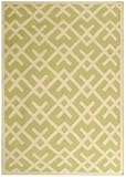 6 x 9 Rectangular Safavieh DHU552A-6 Light Green/Ivory Color Flatwoven Indian "Dhurries Collection" Rug