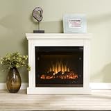 Review SEI  / Antique White Whitman Petite Electric Fireplace