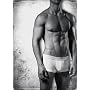 C IN2 Men's Printed Pop Color Lo No Show Army Trunk
