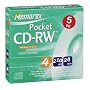 4X 8CM Rewritable Pocket CD-rw In Paper Box