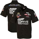 NASCAR Chase Authentics Jeff Gordon Pit Crew Button-Up Shirt - Black