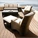 Barlow Tyrie Teak 60335X/6036XX/603351/6TPXX.10X Savannah Wicker Conversation Set