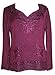 Agan Traders 2025 Spring Long Sleeve Embroidered Blouses - Medieval Bohemian Fall Tops - Vintage Tunic Women's Blouses Kurta