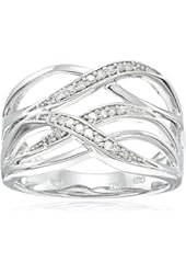 10k White Diamond Ring (1/5cttw, H-I Color, I2-I3 Clarity), Size 7