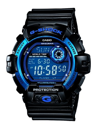 Casio G-Shock Quarz Digital Herren Uhr Schwarz Blau G-8900A-1ER Preisvergleich