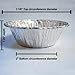 Disposable Aluminum Foil Cups Baking Bake Muffin Cupcake Tin Mold Round 24 Pcs !