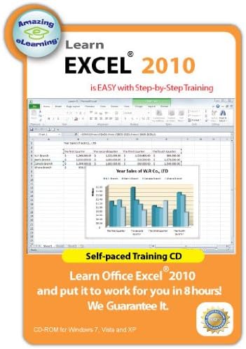 Learn Microsoft Excel 2010 Interactive Training CD Course