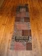 Handmade Turkish Parcha Rug 2'3"x10'3"