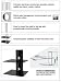 Eclipse Black 2 Shelf Component DVD Cable Box Wall Mount LCD LED Plasma