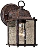 Antique Bronze 8 1/4 High Wall Light