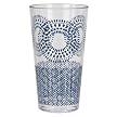 Acrylic Tumbler Set of 8 - Riviera Blue Medallion