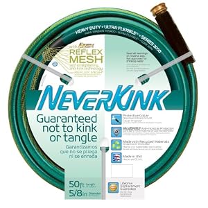 Click here to buy Apex 8605-50 NeverKink 2000 5 8-Inch-by-50-Foot Heavy Duty Ultra Flexible Hose.