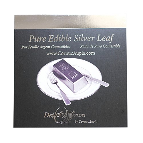 DeiAurum: Pure Edible Silver Leaf Sheets, Booklet, 4
