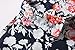 SSLR Men's Summer Casual Floral Short Sleeve Shirt