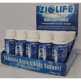 Ziolife P.M (Sleep Formula) 60+ Natural Ingredients in 2oz. Liquid - 30 Pack