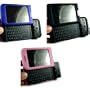 Premium Rubberized Coated Hard Cover Protector Case for T-Mobile HTC G1 Google Android (Choose from Blue on Black, Black on Black, Pink on White)