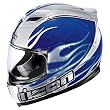 Icon Claymore Chrome Men's Airframe Road Race Motorcycle Helmet - Blue