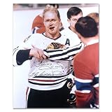 Bobby Hull Chicago Blackhawks - Blood Shot - Autographed 16x20 Photograph with Golden Jet Inscription