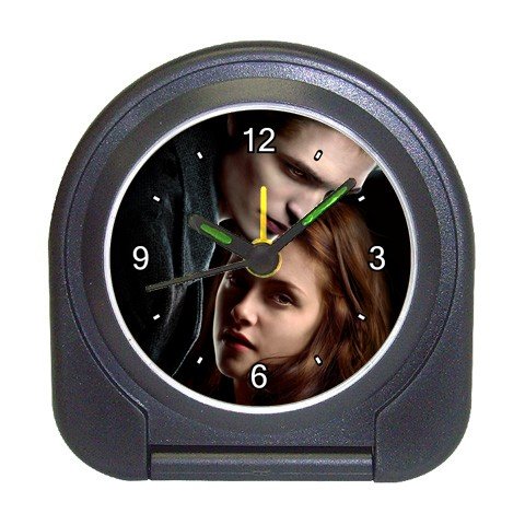 Travel Alarm Clock of Twilight Edward Cullen and Bella Swan Looking Glamorous