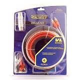 SoundQuest SQK4 4 Gauge Copper-Clad Aluminum Wiring Kit