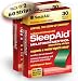SleepAid Melatonin with Menthol Dissolving Strips, 30-Count Boxes (Pack of 2)