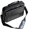 BLACK WIDESCREEN LAPTOP NOTEBOOK BAG CARRY CASE FOR ALL LAPTOPS & LARGE NETBOOKS FROM 14 TO 17 INCHES AND ACER APPLE MAC ASUS SAMSUNG DELL SONY HP TOSHIBA LENOVO PACKARD BELL NET BOOK FAUX LEATHER 14" 15" 16" 17"