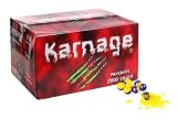 Karnage Tear Paintballs - Purple / Yellow Shell / Yellow Fill - B0009OD798