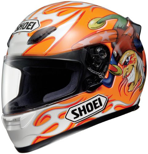 Shoei RF-1000 Picotte 3 TC-6 Full Face Motorcycle Helmet Orange XXS