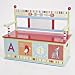 Alphabet Soup Toy Box Bench