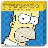 Simpsons (the) Homer Pop - Canvas - 40x40cm - Art247 Poster Print