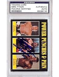 Mike Tyson Autographed Signed Trading Card #65088130 - PSA/DNA Certified - Signed Boxing Cards