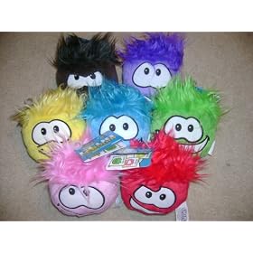 Disney Club Penguin 7 Puffles by 
