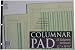 Norcom Columnar Pad 13 Columns, 11 x 16.375 Inches, 50-Sheets, Green (76713-10)