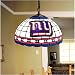 New York Giants NFL Stained Glass Hanging Ceiling Lamp