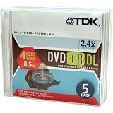TDK DVD+R85S5 Dual Layer DVD