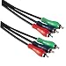 Electronics : YUV connection cable - Connection of DVD player with colour