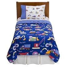 Olive Kids Under Construction Comforter - Blue