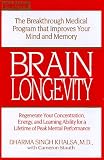 Brain Longevity: The Breakthrough Medical Program that Improves Your Mind and Memory, Regenerate Your Concentration, Energy, and Learning Ability for a ... Peak Mental Performance (Cassette (1 Hr).)