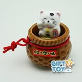 Cute Japanese Bobble Head Nodding Head : Lucky CatIMAGE