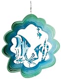 Floating Fishes 3D Wind Spinner (glue-green)