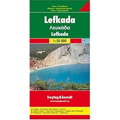 Freytag Berndt Autokarten, Lefkada: Cityplan / Touristische Informationen / Marinas (Road Maps)