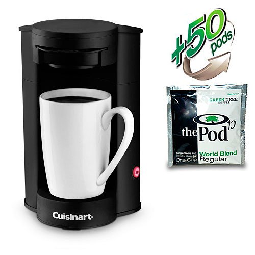 Cuisinart ® Commercial 1-cup Coffeemaker - Black (includes 50 World Blend Regular Pods)